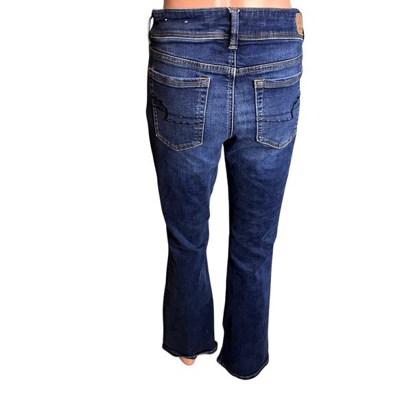 American Eagle Super Stretch Jeans 10 Kick Boot Flared Western Casual Cowgirl - Picture 4 of 8